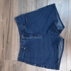 NY & Co Blue Denim Jean Shorts Size 14